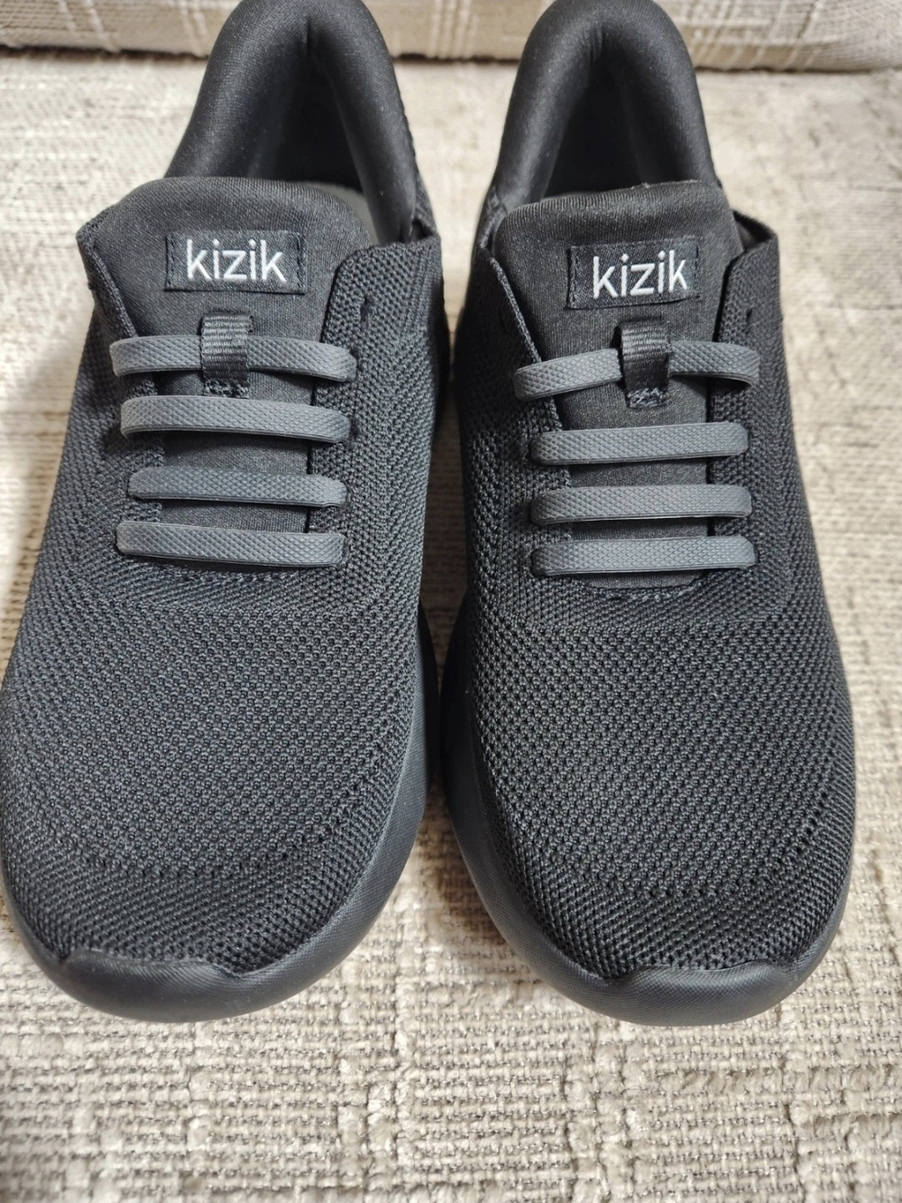 KizikAthens Women's Black Slip-On Mesh Sneakers Size 7